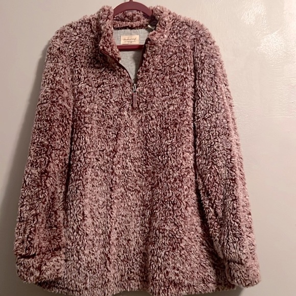 Weatherproof Vintage brand Sherpa Top sweater size XXL with pockets - Picture 1 of 10